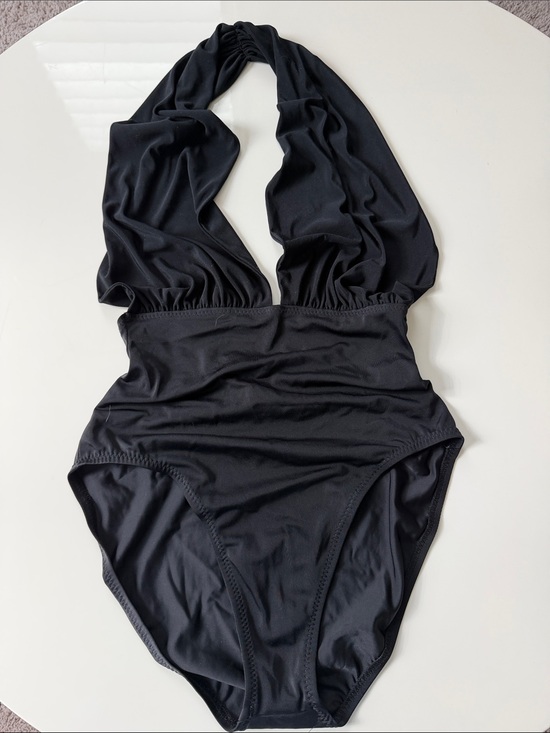 Norma Kamali Other - Norma Kamali Black One-Piece Halter Swimsuit